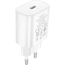 Сетевое зарядное устройство HOCO N22 Jetta PD 25W White (6931474760067)