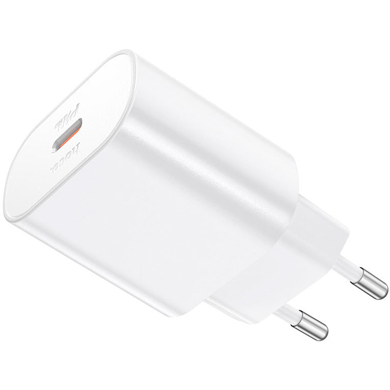 Сетевое зарядное устройство HOCO N22 Jetta PD 25W White (6931474760067) Мощность 25