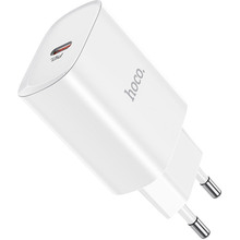 Сетевое зарядное устройство HOCO N14 Smart Charging Single Port PD20W White (6931474745026)