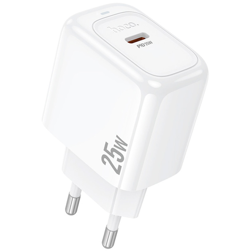 Сетевое зарядное устройство HOCO CS53A Surplus Single Port PD25W White (6942007631488)