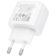 Сетевое зарядное устройство HOCO CS53A Surplus Single Port PD25W White (6942007631488)