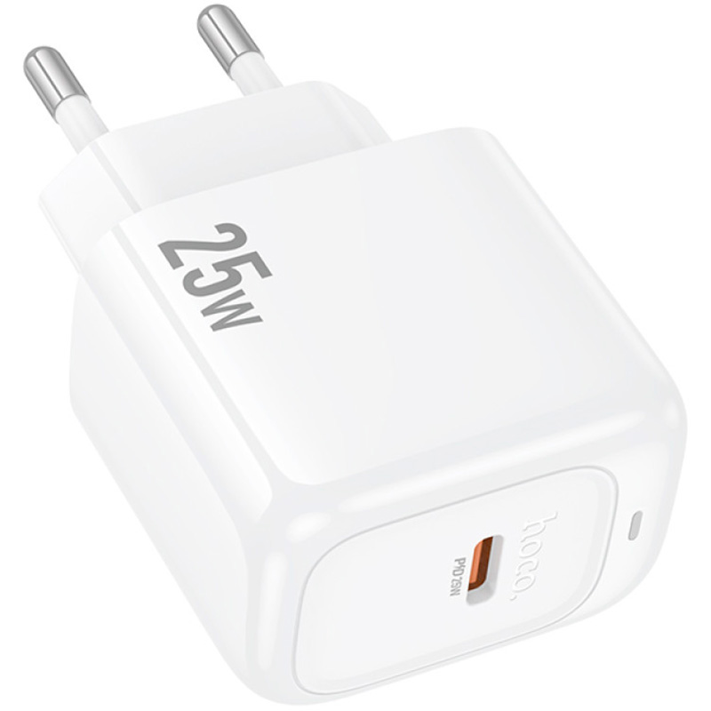 Сетевое зарядное устройство HOCO CS53A Surplus Single Port PD25W White (6942007631488) Мощность 25
