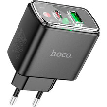 Зарядний пристрій HOCO CS42A Smart PD30W+QC3.0 (EU) Black (6942007620765)