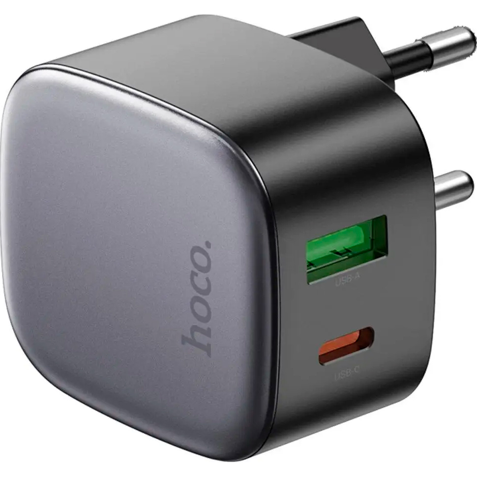 Зарядний пристрій HOCO CS32A Rise PD20W+QC3.0 Black (6942007617451) Тип мережевий зарядний пристрій