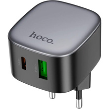 Зарядний пристрій HOCO CS32A Rise PD20W+QC3.0 Black (6942007617451)