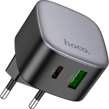 Зарядний пристрій HOCO CS32A Rise PD20W+QC3.0 Black (6942007617451)