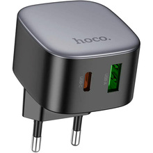 Зарядний пристрій HOCO CS32A Rise PD20W+QC3.0 Black (6942007617451)