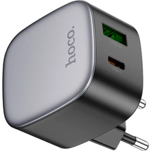 Зарядний пристрій HOCO CS32A Rise PD20W+QC3.0 Black (6942007617451)