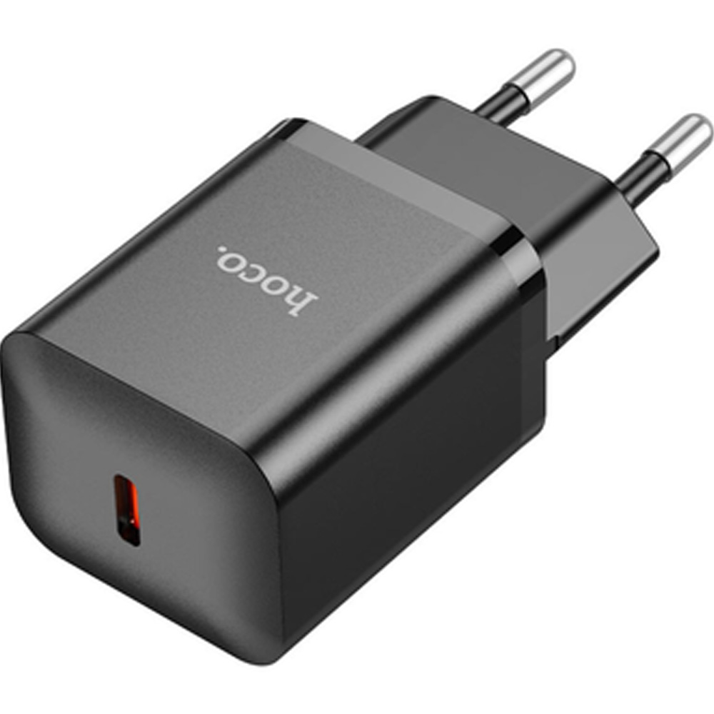 Зарядний пристрій HOCO N27 PD20W Black (6931474783448) Кабель відсутній