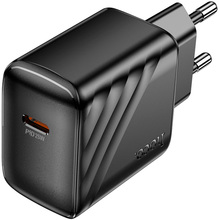 Зарядний пристрій HOCO CS24A Puerto PD25W (EU) Black (6942007639750)