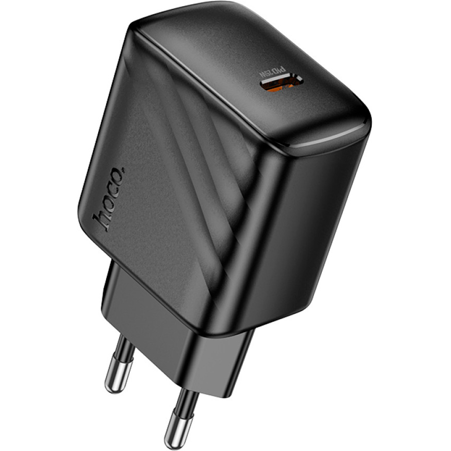 Зарядний пристрій HOCO CS24A Puerto PD25W (EU) Black (6942007639750)