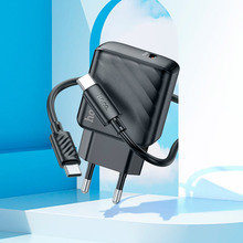 Зарядний пристрій HOCO CS22A Value PD30W Charger Set Black (6942007609937)