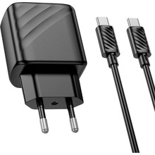 Зарядний пристрій HOCO CS22A Value PD30W Charger Set Black (6942007609937)