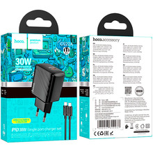 Зарядний пристрій HOCO CS22A Value PD30W Charger Set Black (6942007609937)
