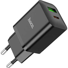 Зарядний пристрій HOCO N28 PD20W+QC3.0 Black (6931474783509)
