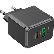 Зарядний пристрій HOCO CS14A Ocean PD20W+QC3.0 Black (6942007603898)