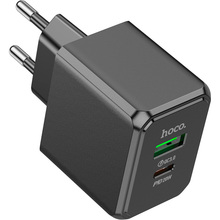 Зарядний пристрій HOCO CS14A Ocean PD20W+QC3.0 Black (6942007603898)