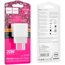 Зарядний пристрій HOCO CS13A Ocean PD20W White (6942007603812)
