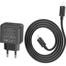 Зарядний пристрій HOCO CS13A Ocean PD20W Charger Set Black (6942007603829)
