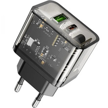 Зарядний пристрій HOCO N34 PD20W+QC3.0 Black (6931474799166)