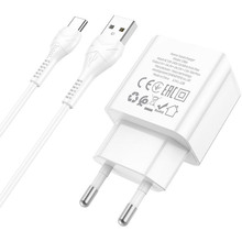 Сетевое зарядное устройство HOCO C98A Proton QC3.0 Charger Set White (6931474766878)