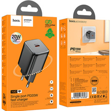Зарядний пристрій HOCO N40 PD20W Black (6942007616966)