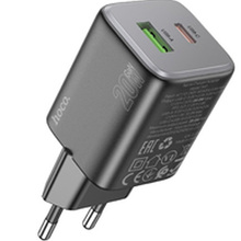 Мережевий зарядний пристрій HOCO N41 PD20W Black (6942007617024)