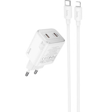 Сетевое зарядное устройство HOCO N42 PD45W White (6942007617116)