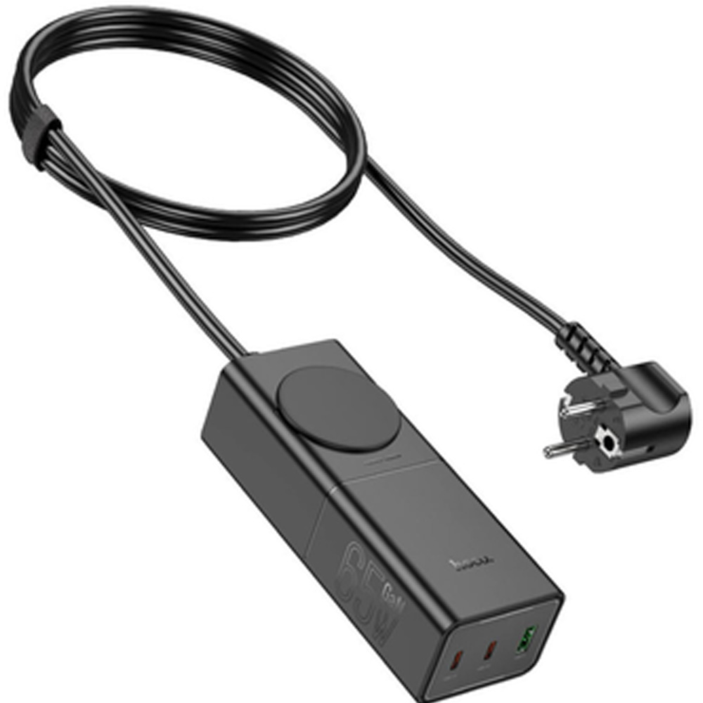 Зовнішній вигляд Зарядний пристрій HOCO NS4 PD65W Black (6942007617352)