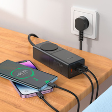 Зарядний пристрій HOCO NS4 PD65W Black (6942007617352)
