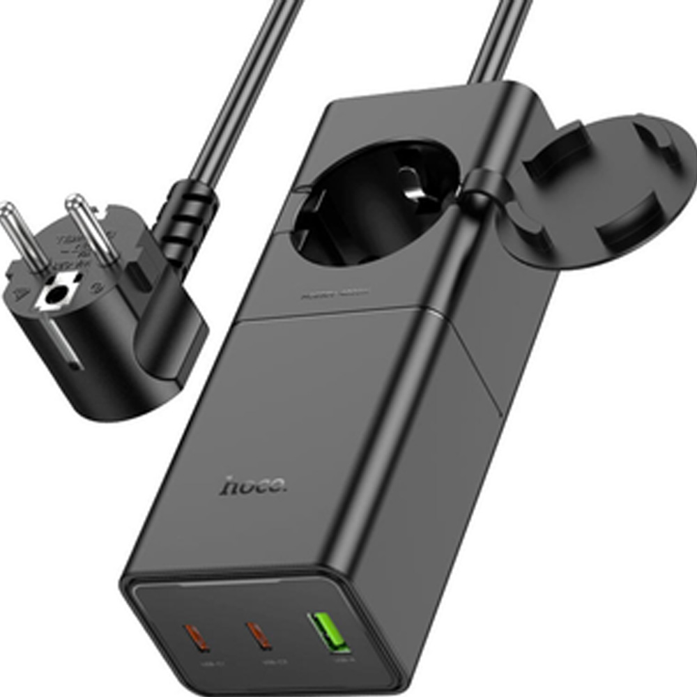Зарядний пристрій HOCO NS4 PD65W Black (6942007617352)