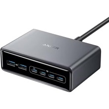 Зарядний пристрій ANKER GaNPrime Charger 200W (4 USB-C + 2 USB-A) Black (A2683341)