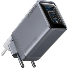 Зарядний пристрій ANKER GaNPrime Charger 100W 2xUSB-C PD & 1xUSB-A Foldable Silver (A2688341)