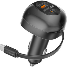Автомобильное зарядное устройство PROMATE PowerDrive-RC65 62W Black (powerdrive-rc65)