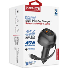 Автомобильное зарядное устройство PROMATE PowerDrive-RC65 62W Black (powerdrive-rc65)