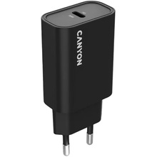 Зарядний пристрій CANYON OnCharge 30CL 1xPD Type-C 30W Black (CNE-CHA30CLB)