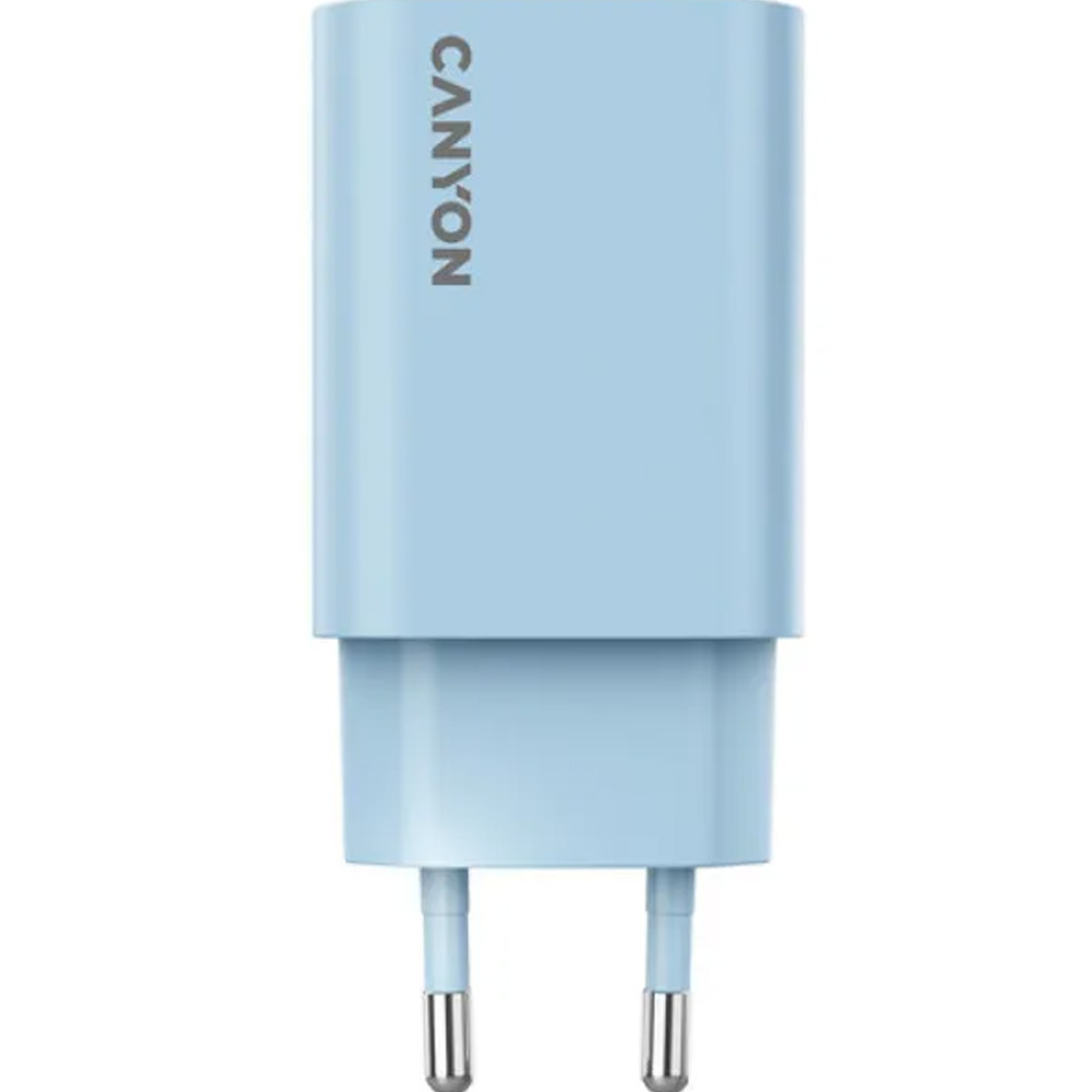 Зарядний пристрій CANYON OnCharge 30CL 1xPD Type-C 30W Light Blue (CNE-CHA30CLLBL)