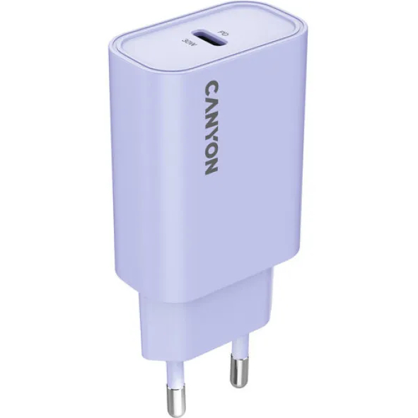 Сетевое зарядное устройство CANYON OnCharge 30CL 30W Purple (CNE-CHA30CLPU) Выходной разъем USB Type-C
