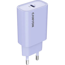 Сетевое зарядное устройство CANYON OnCharge 30CL 30W Purple (CNE-CHA30CLPU)