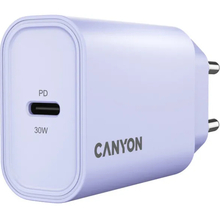 Сетевое зарядное устройство CANYON OnCharge 30CL 30W Purple (CNE-CHA30CLPU)