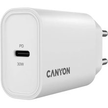 Зарядний пристрій CANYON OnCharge 30CL 30W White (CNE-CHA30CLW)