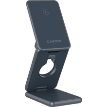 Бездротовий зарядний пристрій CANYON OnCharge 309 3в1 Dark Gray (CNS-WCS309M)