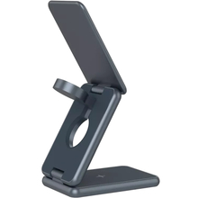 Беспроводное зарядное устройство CANYON OnCharge 309 3в1 Dark Gray (CNS-WCS309M)