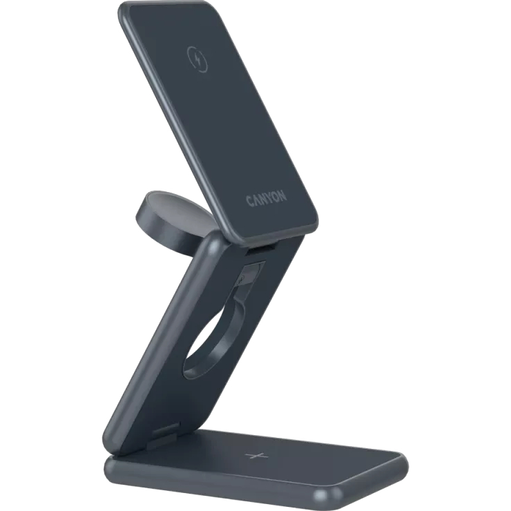Покупка Беспроводное зарядное устройство CANYON OnCharge 309 3в1 Dark Gray (CNS-WCS309M)