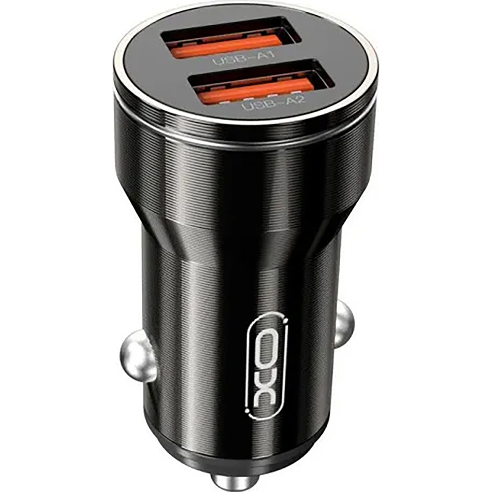 Автомобильное зарядное устройство XO CC48 Black (CC48.black)