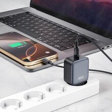 Зарядний пристрій XO L153 20W PD Single port USB-C Black