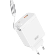 Сетевое зарядное устройство XO 30W Nitride Fast Charger White (XO-CE31)