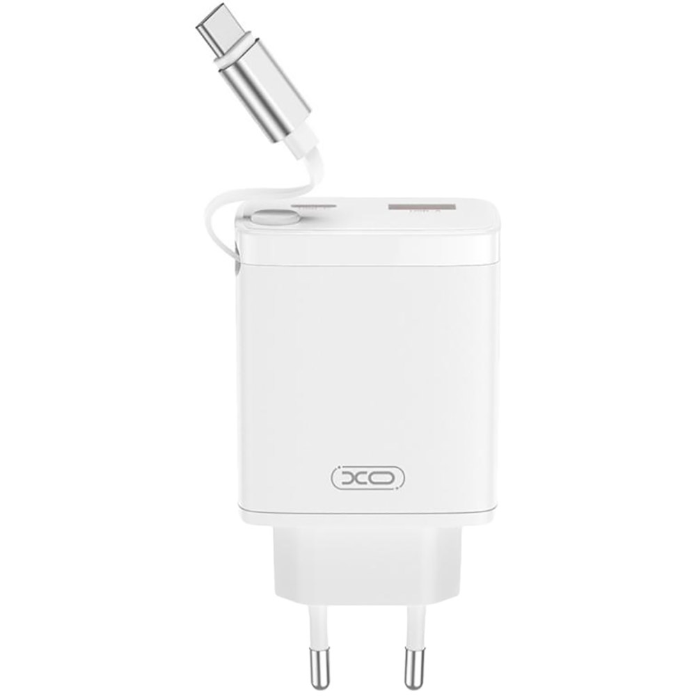 Сетевое зарядное устройство XO 30W Nitride Fast Charger White (XO-CE31)
