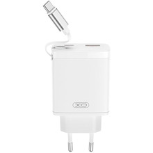 Сетевое зарядное устройство XO 30W Nitride Fast Charger White (XO-CE31)