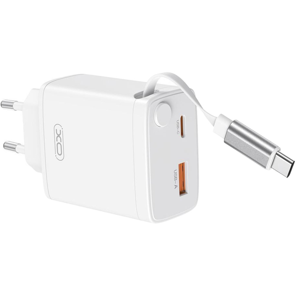 Сетевое зарядное устройство XO 30W Nitride Fast Charger White (XO-CE31) Тип сетевое зарядное устройство